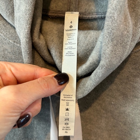 Lululemon Gray Go Forward Pullover Fleece - Picture 2 of 8